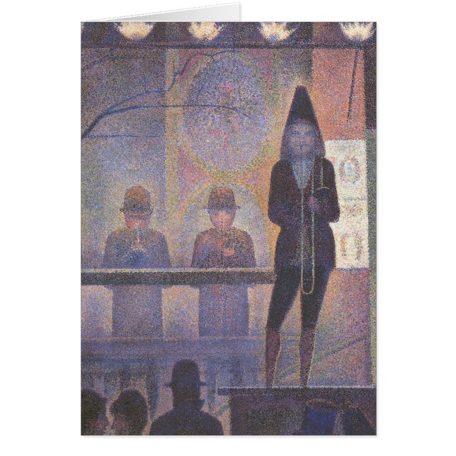 Circus Sideshow by Georges Seurat, Vintage Art (Front)