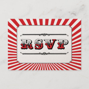 Circus Steampunk RSVP in Red
