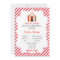 Circus Tent Baby Shower Invitation Red