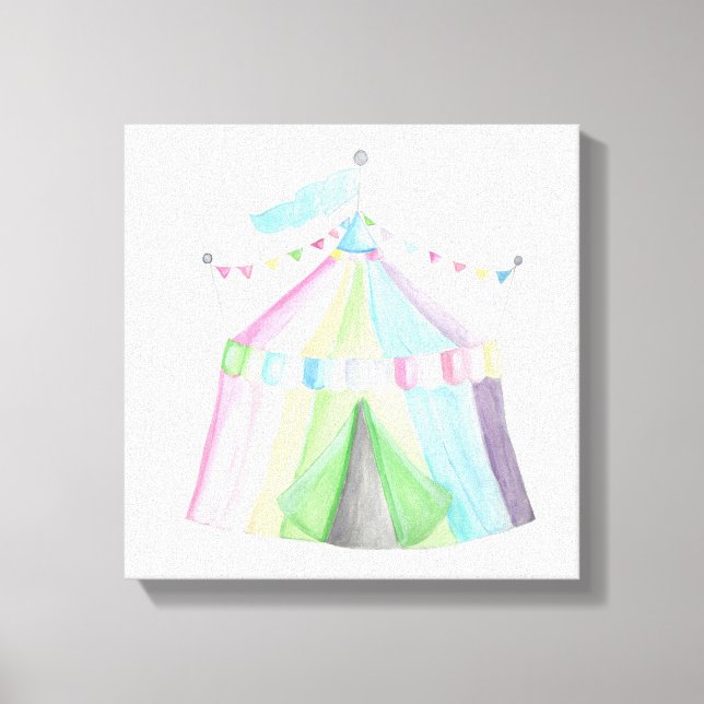 Circus Tent Canvas Print (Front)