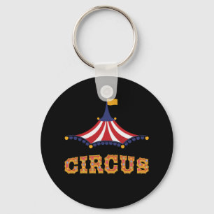Circus Tent Emoticon For Event Staff Key Ring