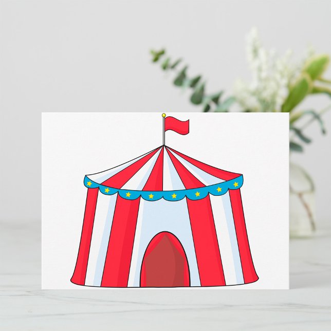 Circus Tent Invitations (Creator Uploaded)