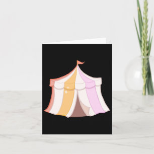 Circus Tent Sticker Card