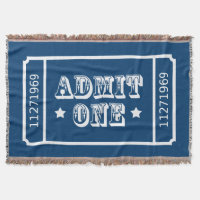 Circus Theatre Movie Ticket Admit One