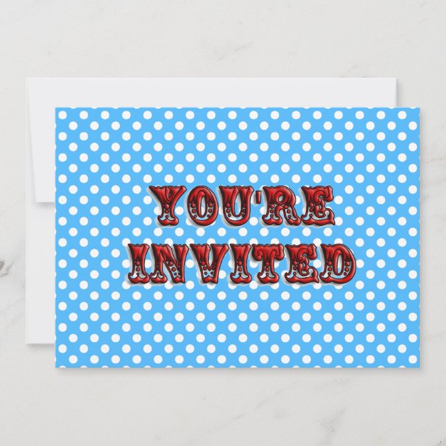 Circus Ticket Invitation (Front)