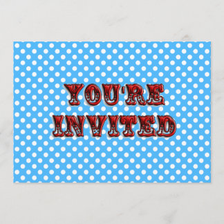 Circus Ticket Invitation