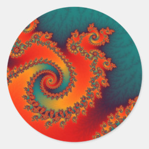 Circus Triple Twirl Stickers