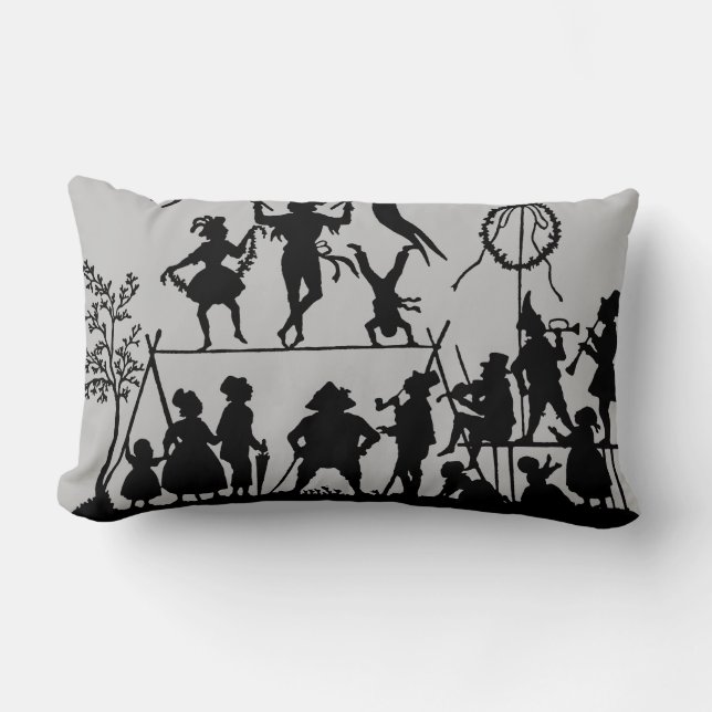 Circus Troupe Lumbar Cushion (Front)