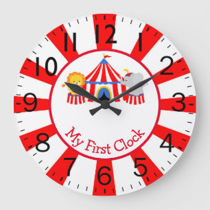 Circus with Animals My First Large Clock