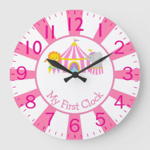 Circus with Animals My First Large Clock