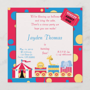 circuscopy, We're blowing up balloons ... Invitation