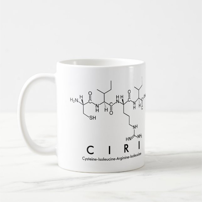 Ciri peptide name mug (Left)