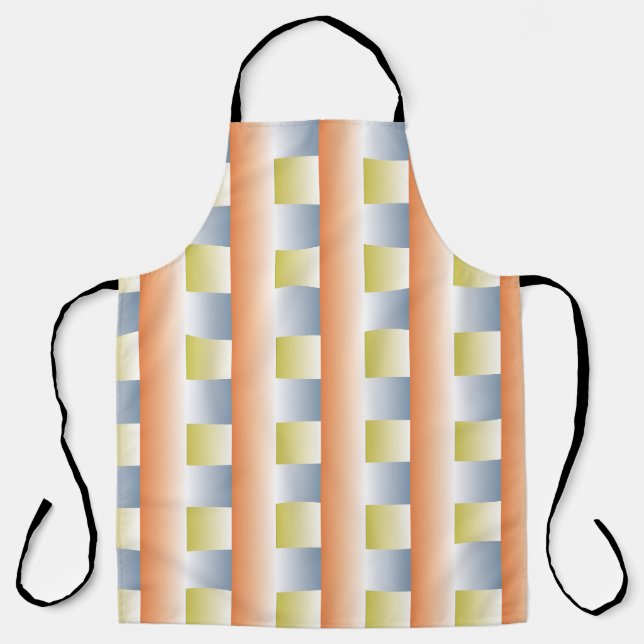 Cirkel fantasy gradient repeat pattern designabstr apron (Front)