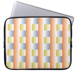 Cirkel fantasy gradient repeat pattern designabstr laptop sleeve
