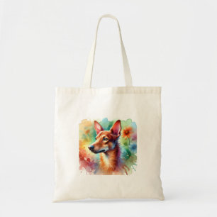 Cirneco dell Etna 050824AREF132 - Watercolor Tote Bag