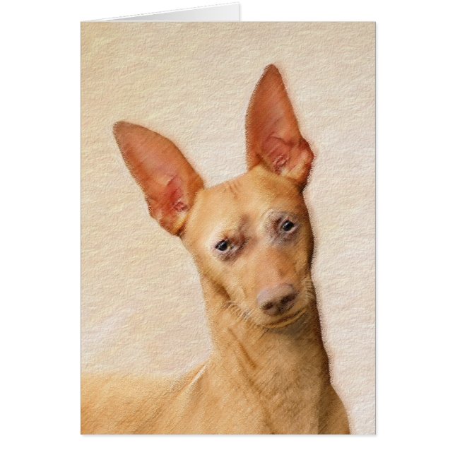 Cirneco dell’Etna Painting - Cute Original Dog Art (Front)