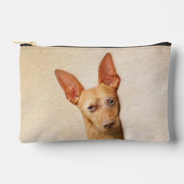 Cirneco dell’Etna Painting Cute Original Dog Art Accessory Pouch (Front)