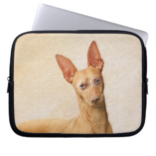 Cirneco dell’Etna Painting - Cute Original Dog Art Laptop Sleeve