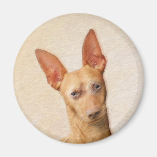 Cirneco dell’Etna Painting - Cute Original Dog Art Magnet