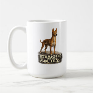 Cirneco dell’Etna Shirt – Straight Out of Sicily Coffee Mug