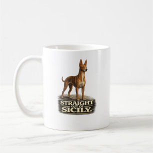 Cirneco dell’Etna Shirt – Straight Out of Sicily Coffee Mug