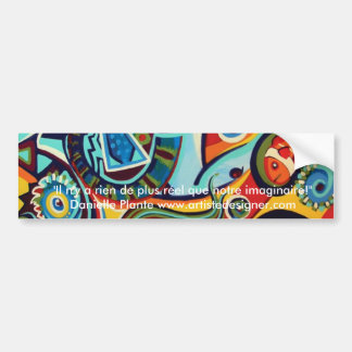 Cirque & cocasseries - fine art design bumper sticker