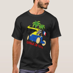 Cirque De Viva Vintage French Motorsports Auto Rac T-Shirt