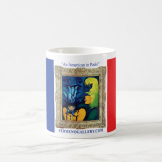 "Cirque Mére et Enfant" designed on French Flag Coffee Mug