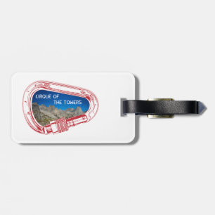 Cirque Of The Towers Climbing Carabiner Luggage Tag