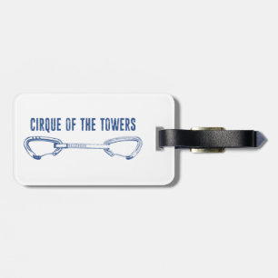 Cirque Of The Towers Climbing Quickdraw Luggage Tag