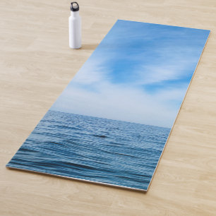 Cirrus Clouds over Lake Michigan Yoga Mat
