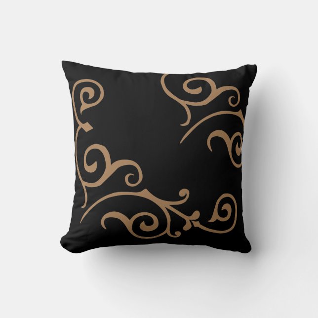 Cirrus Ebony (Tan) Pillow (Front)