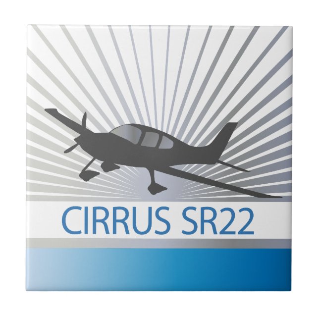 Cirrus SR22 Ceramic Tile (Front)