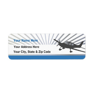 Cirrus SR22 Return Address Label