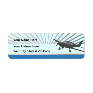 Cirrus SR22 Return Address Label
