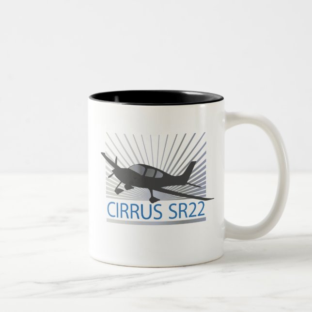 Cirrus SR22 Two-Tone Coffee Mug (Right)