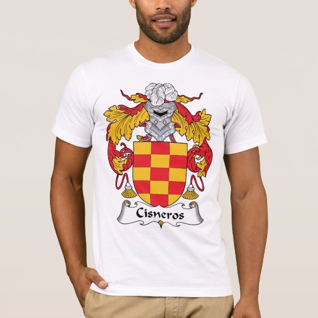 Cisneros Family Crest T-Shirt (Front)