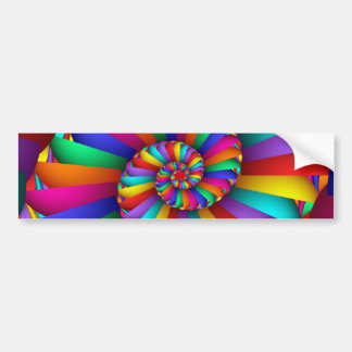 Cissoid of Diocles Abstract Fine Fractal Art Bumper Sticker