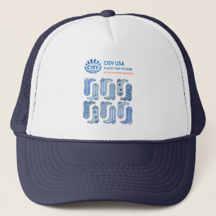 CISV Austin Cowboy Boots Trucker Hat
