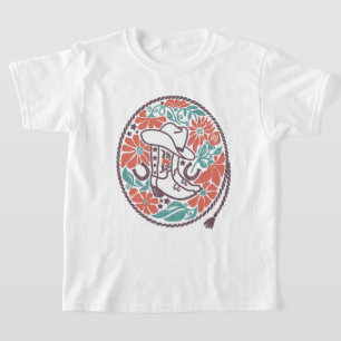 CISV Austin Cowboy Hat, Boots Boy's T-Shirt