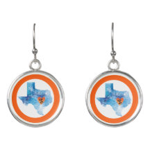 CISV Austin Heart of Texas Earrings
