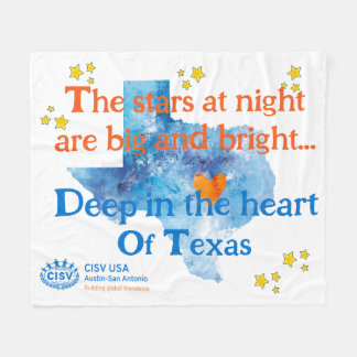 CISV Austin Stars At Night Large Blanket