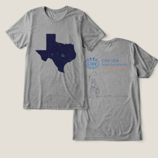 CISV Austin Texas Peace Men's Tri-Blend Shirt