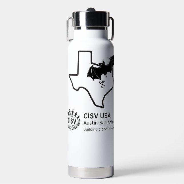 CISVATX Thor Copper Vacuum Insulated (Med) Water Bottle (Front)
