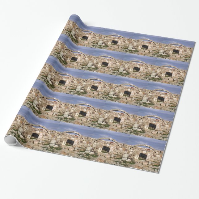 Citadel Byzantine Church Arch Wrapping Paper (Unrolled)