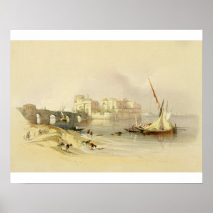 Citadel of Sidon, April 28th 1839, plate 76 from V Poster