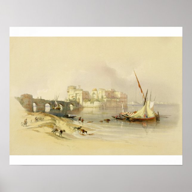 Citadel of Sidon, April 28th 1839, plate 76 from V Poster (Front)