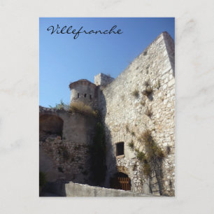 citadel villefranche postcard