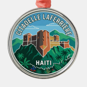 Citadelle Laferrière Haiti Metal Ornament