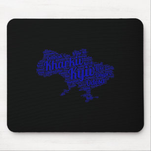 Cities In Ukraine Mouse Pad